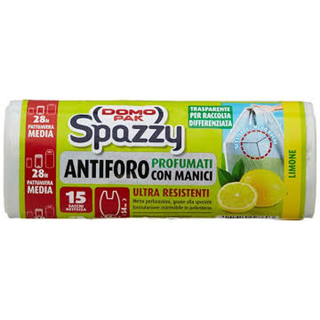 SPAZZY SACC.SECCO MANICI LIMONE 28L x15pz – Spesa Alimentare Sardegna,  Si.Ni. Supermercati