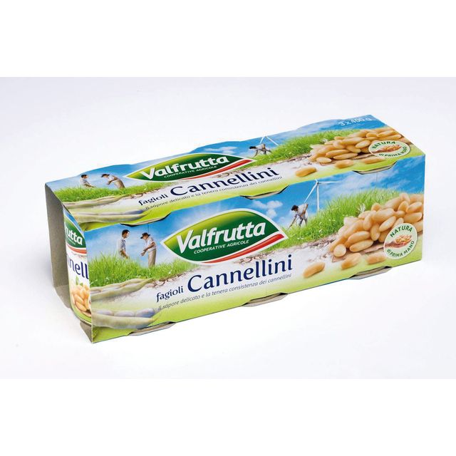 FAGIOLI VALFRUTTA CANNELLINI 3x400g - Spesa Alimentare ...